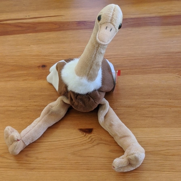 ostrich beanie baby